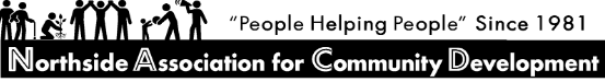 Northside Association for Community Development logo