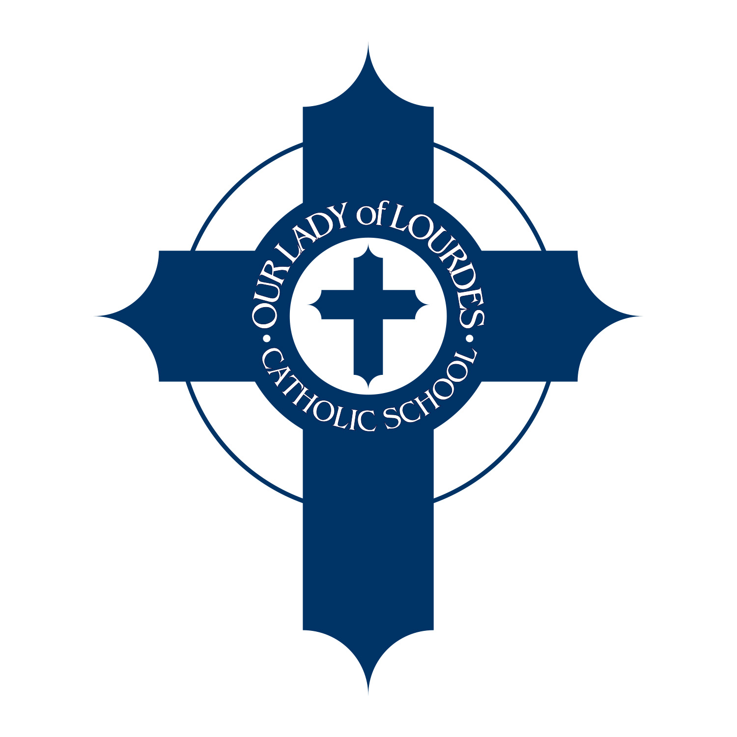 Our Lady of Lourdes School/United States Catholic Conference logo