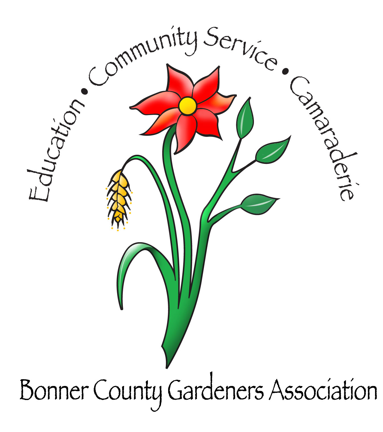 Bonner County Gardeners Association logo