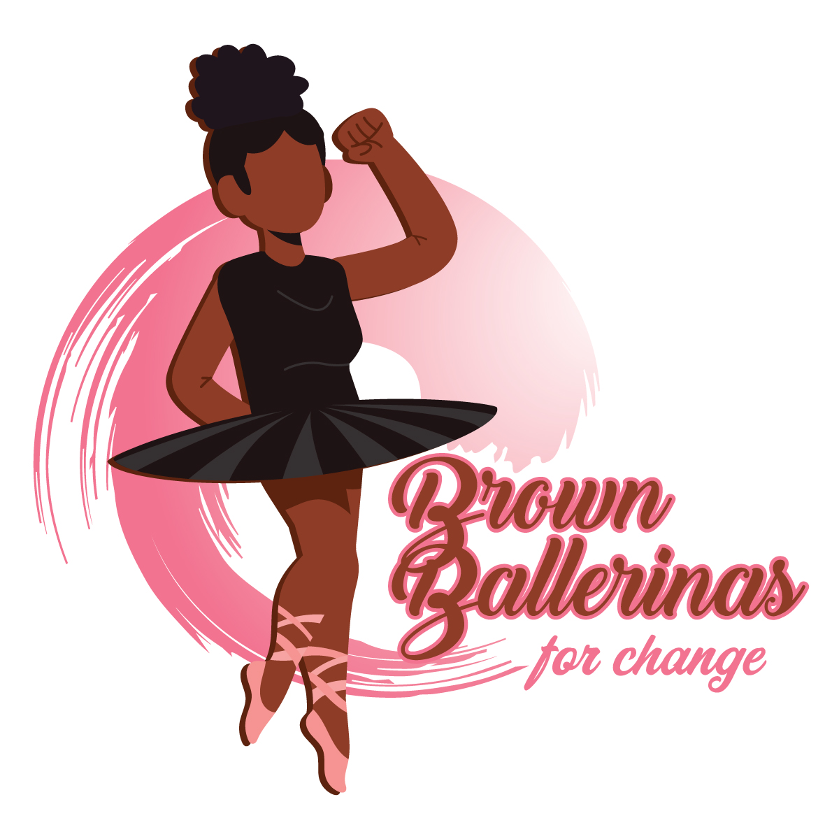 Brown Ballerinas for Change logo