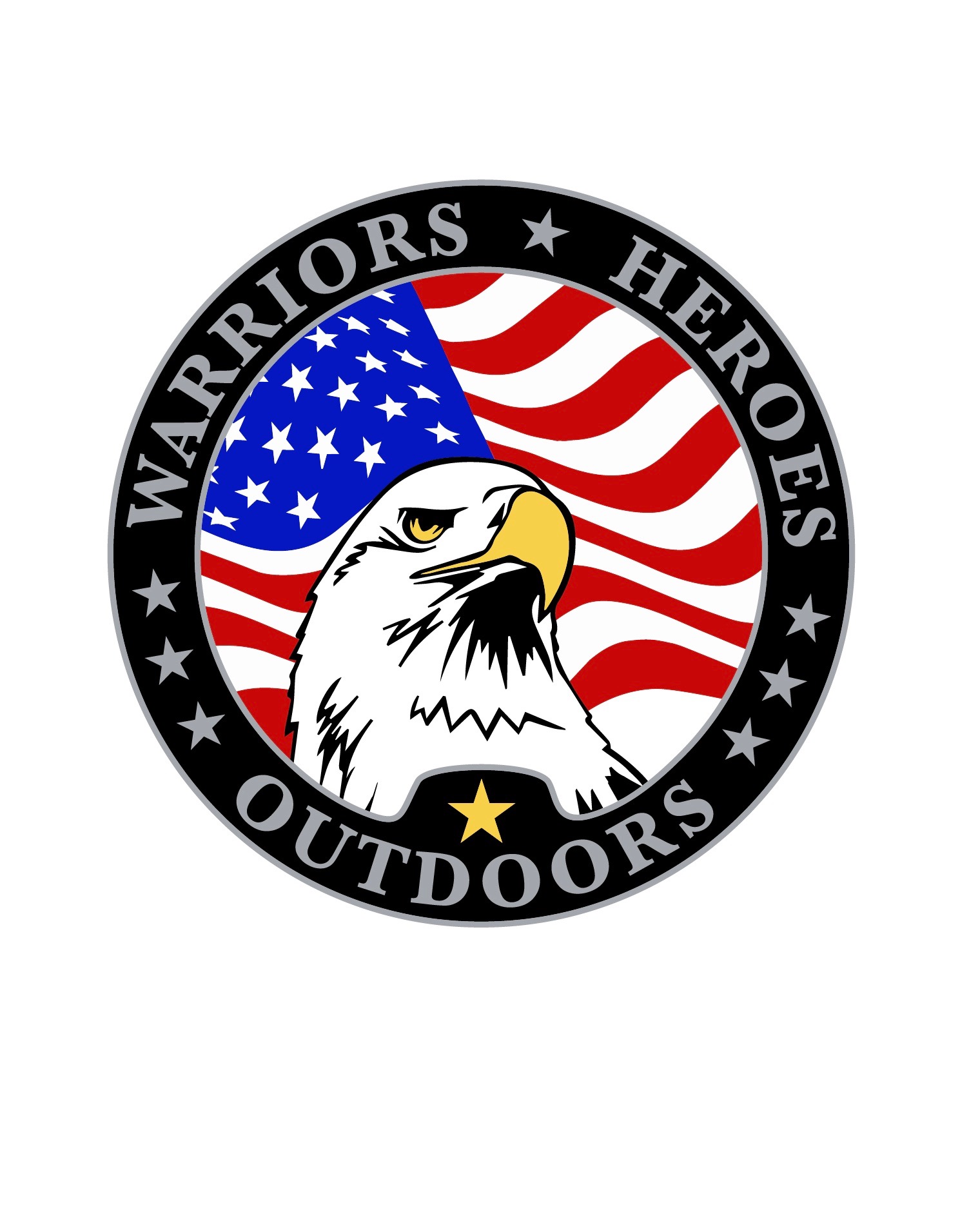Warriors and Heroes Outdoors Foundation logo
