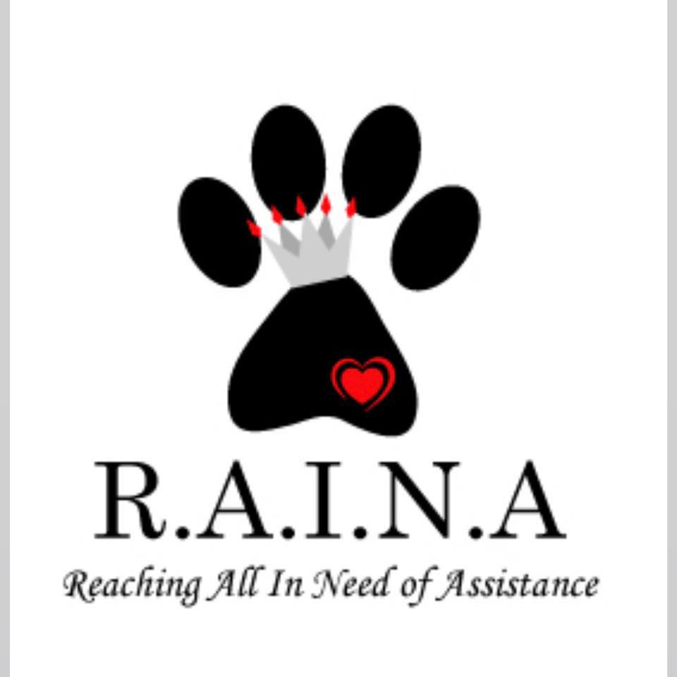 R.A.I.N.A. Reaching All In Need of Assistance logo