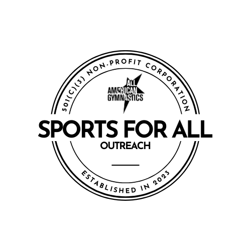 All American Gymnastics-Sports for All Outreach (All Americ) logo